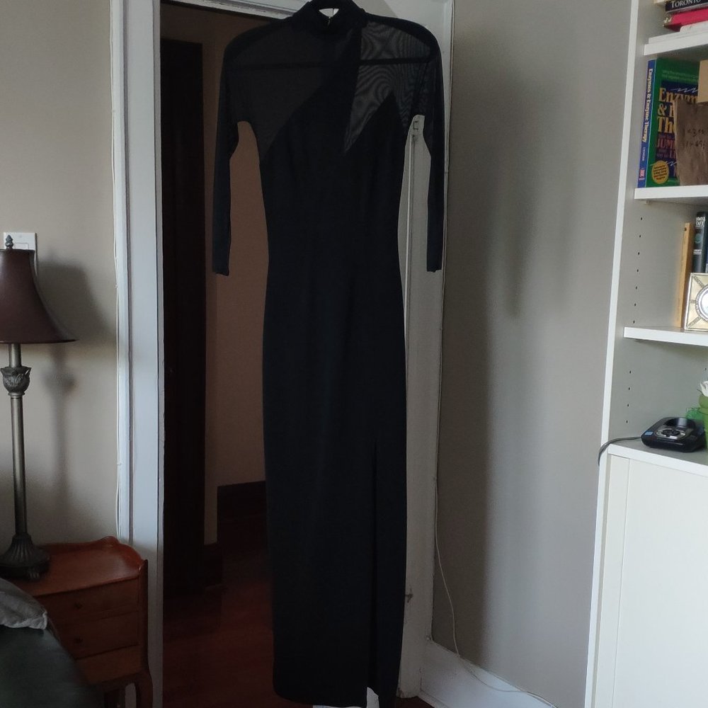 Beautiful, vintage, Lillie Rubin long black dress